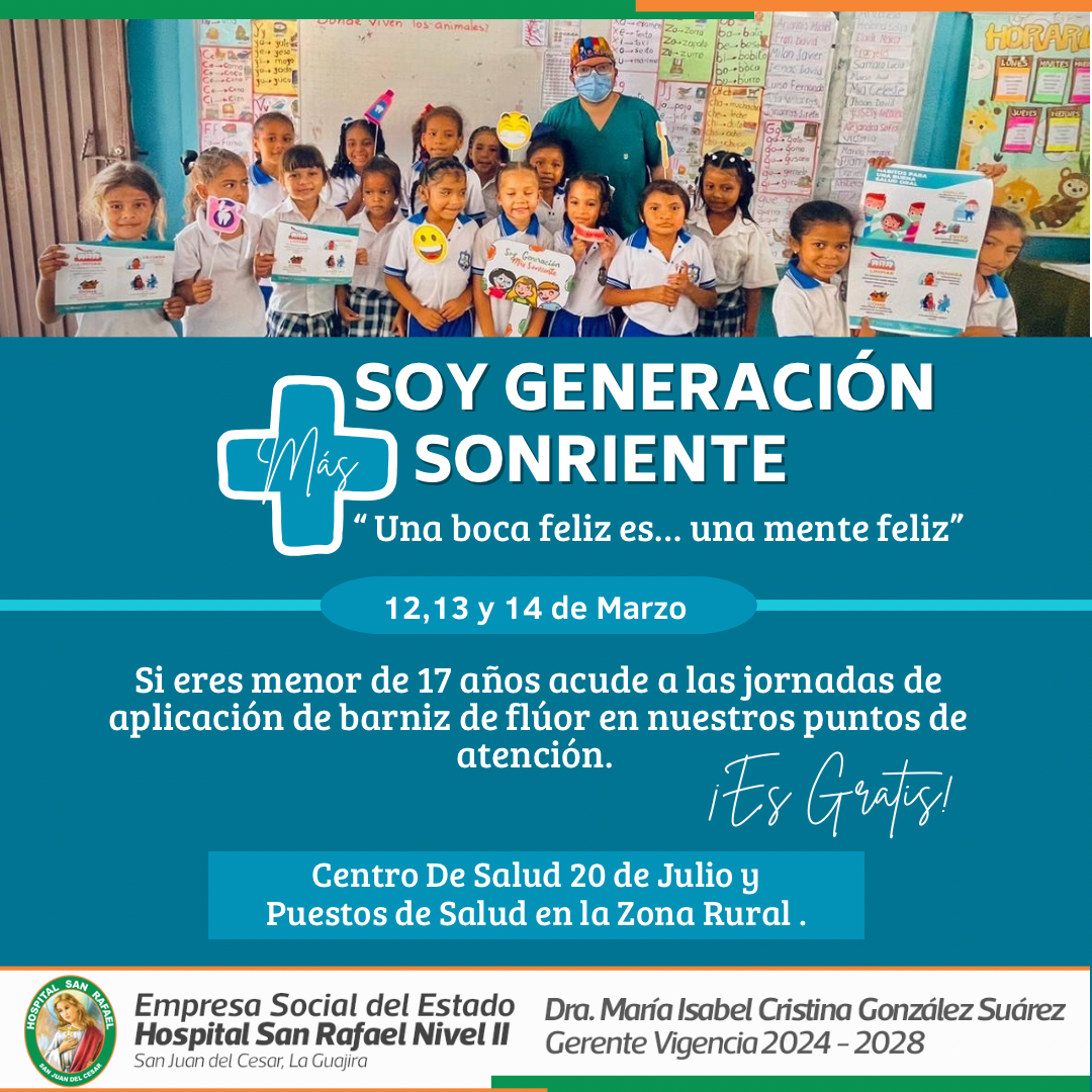 SOY GENERACIÓN MAS SONRIENTE